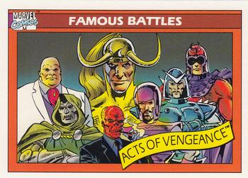 1990 Impel Marvel Universe #105 Acts of Vengeance Front