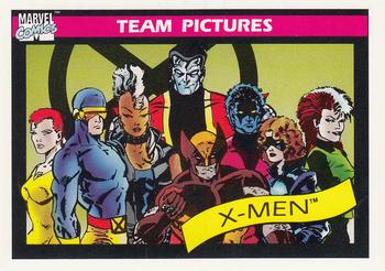 1990 Impel Marvel Universe #140 X-Men Front