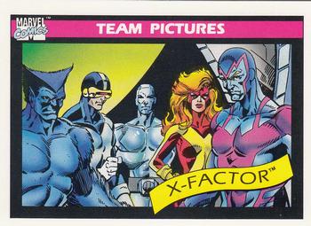 1990 Impel Marvel Universe #143 X-Factor Front