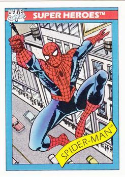 1990 Impel Marvel Universe #29 Spider-Man Front
