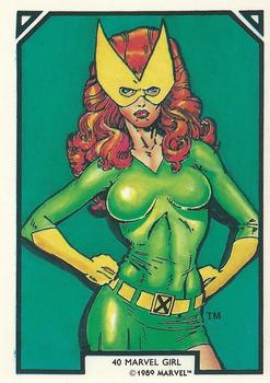 1989 Comic Images Marvel Comics Arthur Adams #40 Marvel Girl Front