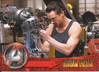 2012 Upper Deck Avengers Assemble #8 Iron Man Front