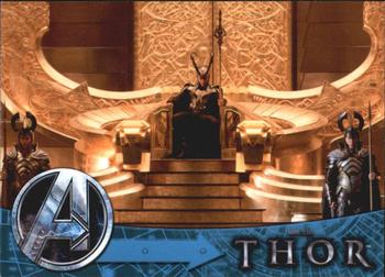 2012 Upper Deck Avengers Assemble #53 Thor - Loki on the throne Front