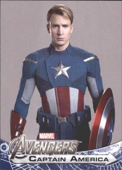 2012 Upper Deck Avengers Assemble #167 Captain America Front