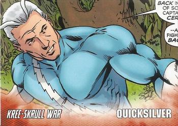 2011 Upper Deck The Avengers: Kree-Skrull War - Characters #5 Quicksilver Front