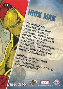 2011 Upper Deck The Avengers: Kree-Skrull War - Retro #R-9 Iron Man Back