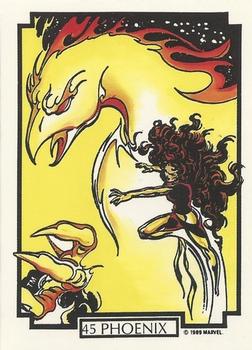 1989 Comic Images Marvel Comics The Best of John Byrne #45 Phoenix Front