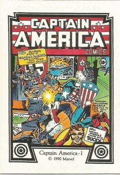 1990 Comic Images Captain America #1 Captain America - 1 Front