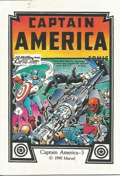 1990 Comic Images Captain America #3 Captain America - 3 Front