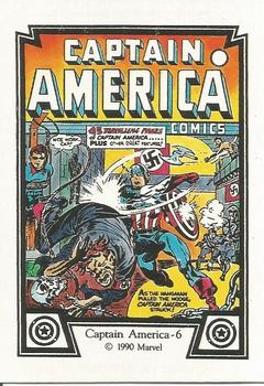 1990 Comic Images Captain America #6 Captain America - 6 Front