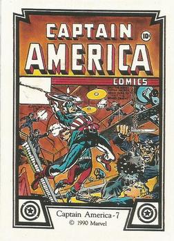 1990 Comic Images Captain America #7 Captain America - 7 Front