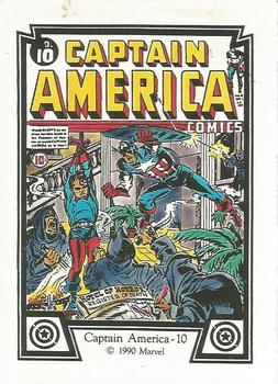 1990 Comic Images Captain America #10 Captain America - 10 Front