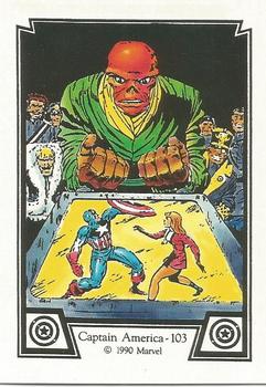 1990 Comic Images Captain America #15 Captain America - 103 Front