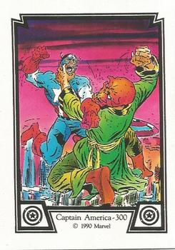 1990 Comic Images Captain America #41 Captain America - 300 Front