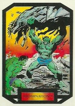 1987 Comic Images Marvel Universe II Colossal Conflicts #1 Abomination Front