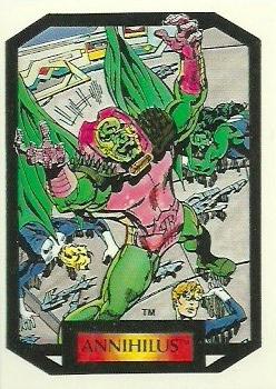 1987 Comic Images Marvel Universe II Colossal Conflicts #3 Annihilus Front