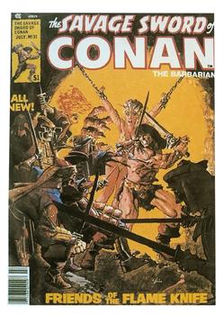 1988 Comic Images Savage Sword of Conan the Barbarian #NNO Issue # 31 Front