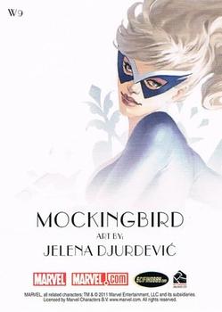 2011 Rittenhouse Marvel: Dangerous Divas - Women of Marvel #W9 Mockingbird Back