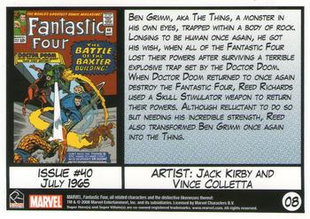 2008 Rittenhouse Fantastic Four Archives #08 Issue #40 - July 1965 Back