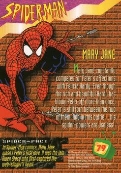 1995 Fleer Fox Kids Network #79 Mary Jane Back
