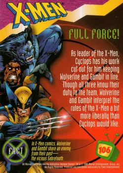1995 Fleer Fox Kids Network #106 Full Force! Back