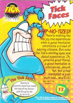 1995 Ultra Fox Kids Network #13 Hyp-No-Tized! Back