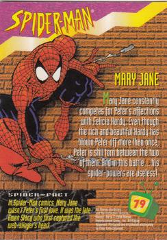 1995 Ultra Fox Kids Network #79 Mary Jane Back