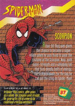 1995 Ultra Fox Kids Network #87 Scorpion Back
