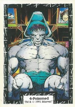 1991 Comic Images The Incredible Hulk #4 Poisoned Front