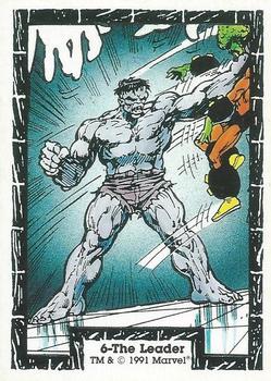 1991 Comic Images The Incredible Hulk #6 The Leader Front