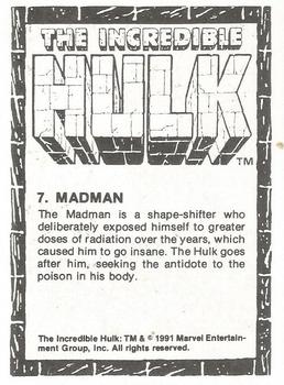 1991 Comic Images The Incredible Hulk #7 Madman Back