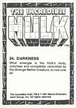 1991 Comic Images The Incredible Hulk #24 Darkness Back