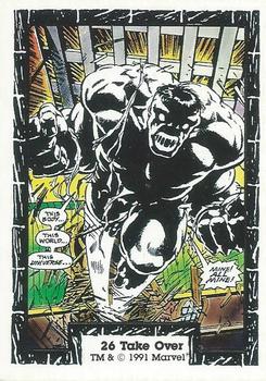 1991 Comic Images The Incredible Hulk #26 Take Over Front