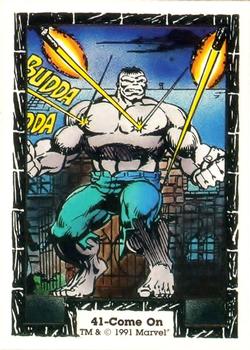 1991 Comic Images The Incredible Hulk #41 Come On Front