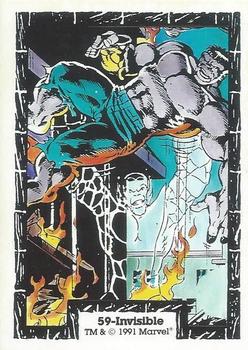 1991 Comic Images The Incredible Hulk #59 Invisible Front