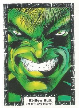 1991 Comic Images The Incredible Hulk #81 New Hulk Front