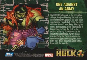2003 Topps The Incredible Hulk #6 One Against an Army Back