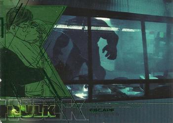 2003 Upper Deck The Hulk Film and Comic #15 Escape Front