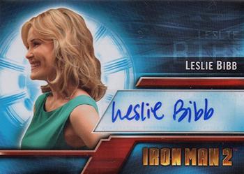 2010 Upper Deck Iron Man 2 - Autographs #A3 Leslie Bibb Front