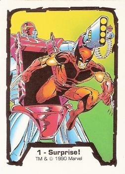 1990 Comic Images Marvel Comics Jim Lee #1 Surprise! Front