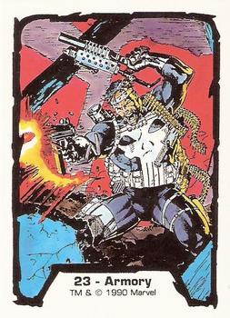 1990 Comic Images Marvel Comics Jim Lee #23 Armory Front
