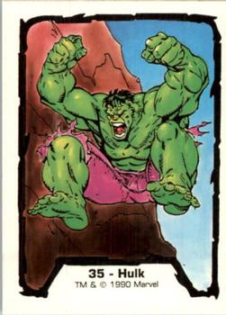 1990 Comic Images Marvel Comics Jim Lee #35 Hulk Front