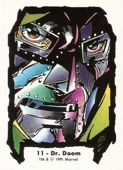 1991 Comic Images Marvel Comics Jim Lee II #11 Dr. Doom Front