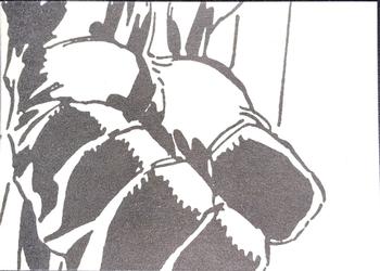 1991 Comic Images Marvel Comics Jim Lee II #16 Black Panther Back