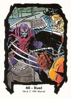 1991 Comic Images Marvel Comics Jim Lee II #40 Duel Front