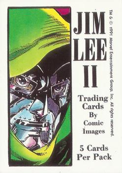 1991 Comic Images Marvel Comics Jim Lee II #NNO (Cover Card) Front