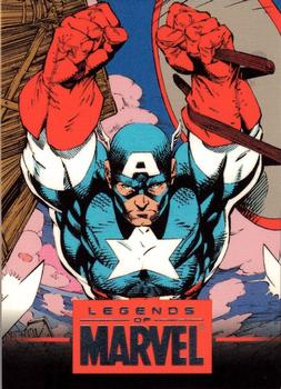2010 Rittenhouse Legends of Marvel: Captain America #L5 Captain America Front
