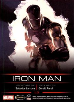 2010 Rittenhouse Legends of Marvel: Iron Man #L3 Iron Man Back