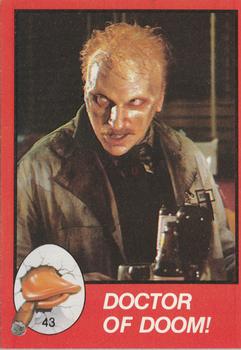 1986 Topps Howard the Duck #43 Doctor of Doom! Front