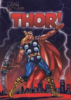 1994 Flair Marvel Annual #4 God of Thunder Front